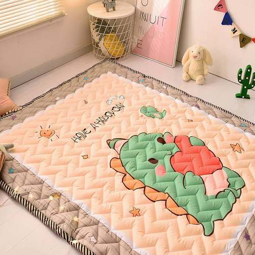 北欧lns卡通四季棉质地垫儿童游戏午睡垫宝宝爬行垫冬季加厚垫子
