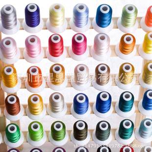 Simthread电脑绣花线120D 2120色涤纶长丝流苏线直销
