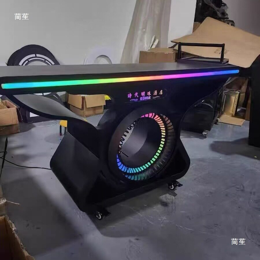 酒吧KTV派对房dj台led发光打碟台打碟机支架夜店打碟桌