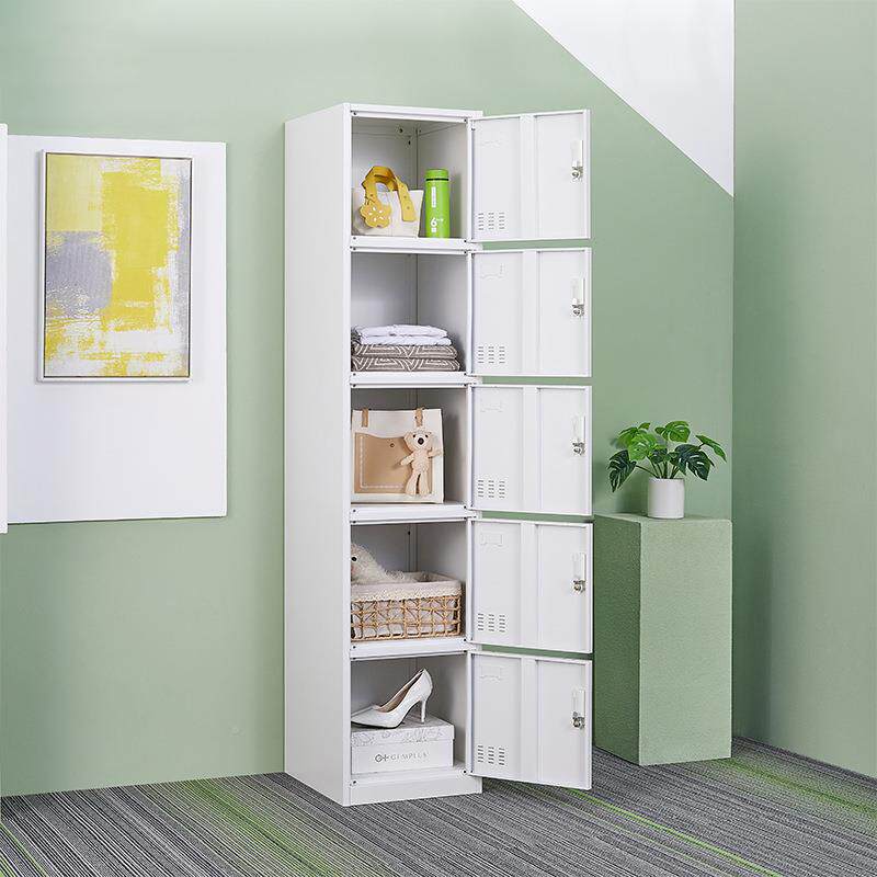 单门更衣柜工员储物柜HAB阳台柜缝夹收纳柜钢制皮柜健身房换铁衣