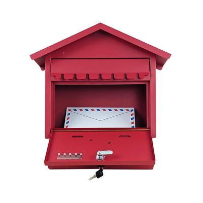 欧雨式庭院别墅家用挂信墙邮箱箱信报箱室外防BQH壁挂邮筒意见箱