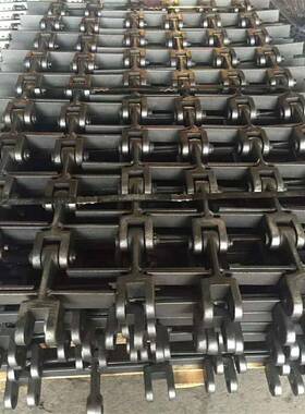 家出售MS埋刮板厂链条板式链条54锰钢板式GJP链条刮板输送机链条