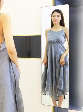 衣柜镜子内置推拉衣EYF旋转柜子里伸缩内装试全贴自粘身镜90*35厘