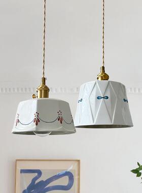 日式古卧室床约头飘窗釉复面陶小吊灯现代简过75866道吧台玄关吸