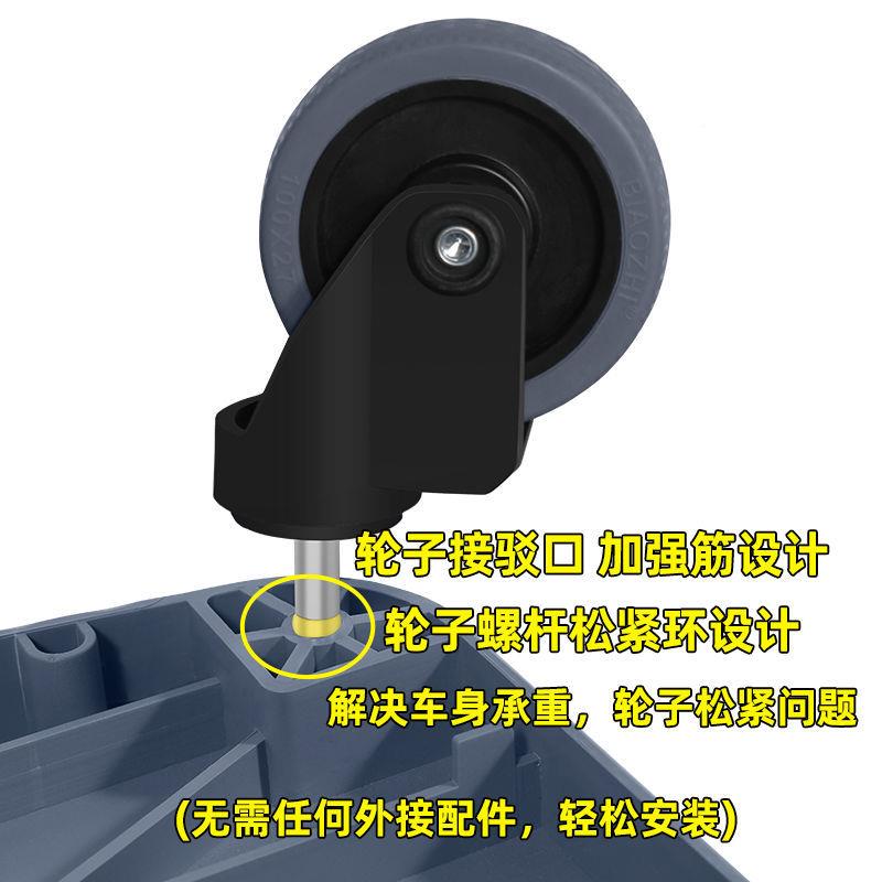 厅店移动多功酒能餐车三车层小推车塑料送餐车上EXR菜车餐收餐收