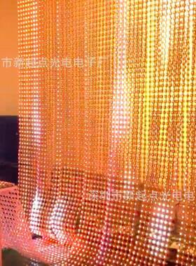 长供电省线材LED格网格2屏H200四灯体P62P62.524.5柔性玻璃天幕新