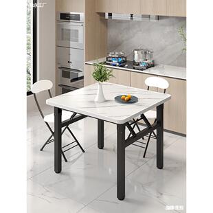 简摊易折叠方桌火桌家用餐正方形打牌桌桌小方桌子摆矮桌OUA地桌