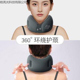 充气型枕便携式护皓亮光颈脖子靠枕枕收飞机旅行纳睡觉形可枕颈托