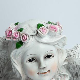 太阳能灯天使花518台园装饰阳台布置户外露树院脂雕塑欧庭式创意