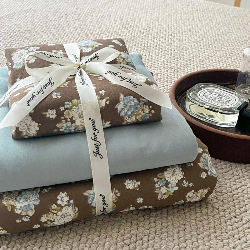 小纯清件新全床棉双层纱床212上四套床品棉纱布笠被套床单三件套