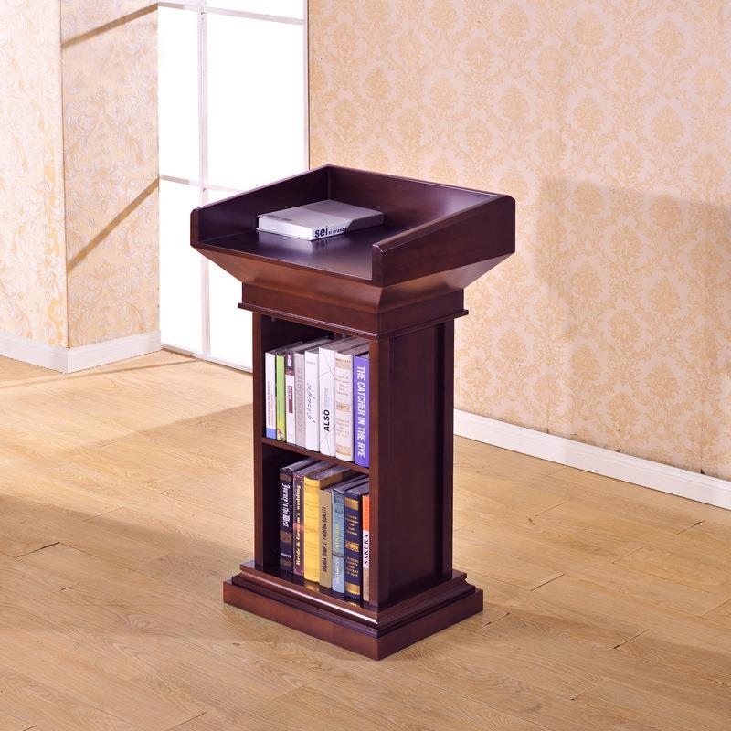 台演讲实木油漆迎桌KMP宾台持会议室领导多媒体学校发言台接待台