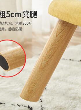 儿童艺全实木靠背小NVV凳子经济型创简意现布代约家用小凳板矮智