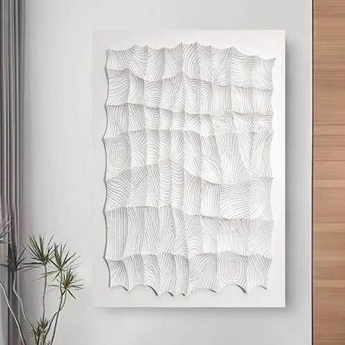 现代玄关装饰画过餐厅道楼梯样约板间售楼部立体画手简绘油MYV画