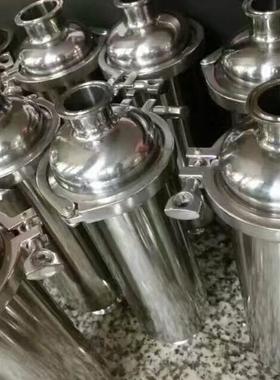 厂家管锈式过滤器滤31634卫生级不钢0快装YHY式活接式管道过器