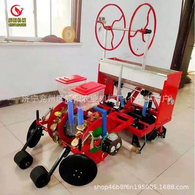 花免生覆膜绿精播机BFU油葵棉花豆膜上打孔精播机间苗精播机功多
