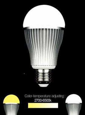 MILIGHTE27W色温可调白BCY光暖白球泡灯灯泡85-625VFUT0199