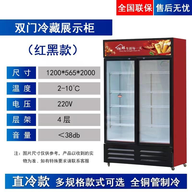 保鲜柜藏柜展192示柜冰柜商用冻啤酒双门饮料冷柜柜三门冰箱立式