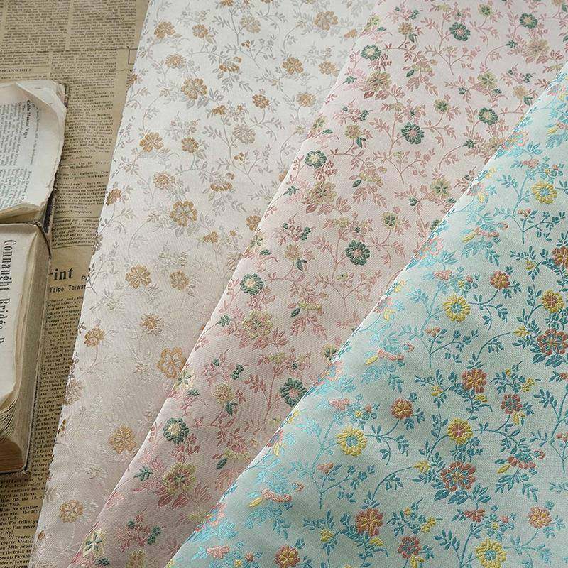 新国风仿宋锦小碎JJ-J2-41花布料马童甲色包花织布春秋提花韩系服,居家布艺,海绵垫/布料/面料/手工diy,淘宝优惠券,粉丝福利购,淘宝优惠卷