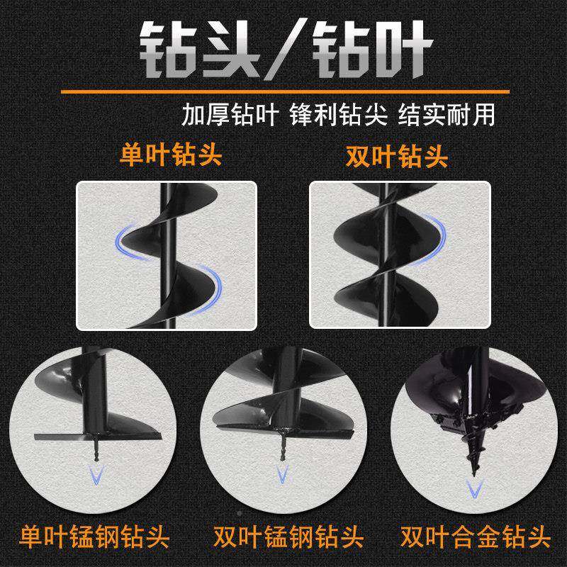 191220地钻挖冰机植树机种植机配件钻土合金坑螺旋钻头钻冰神钓器,农机/农具/农膜,播种栽苗器/地膜机,淘宝优惠券,粉丝福利购,淘宝优惠卷