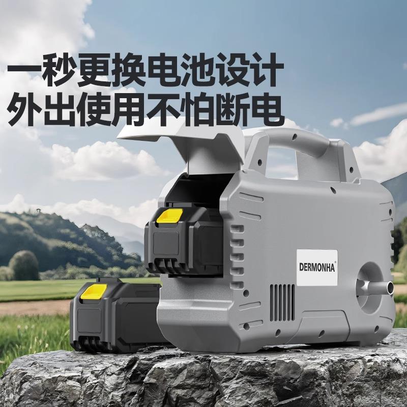 德马哈充电抽泵农用灌溉户外浇菜神器浇水无品牌/机菜农村水菜园