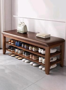 实换鞋凳家用门鞋柜坐等一体47525口入户鞋架穿可坐式鞋凳进门凳