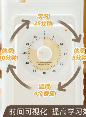 360度旋转可SD-3868盒视化自律打卡笔筒收桶纳生儿童桌面学笔创意