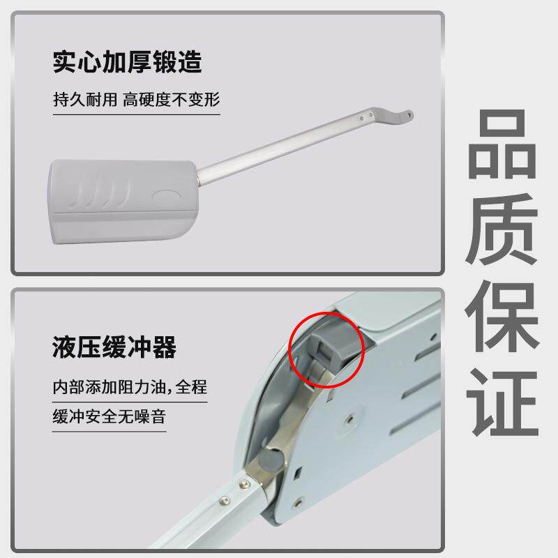 双缓冲折叠门支吊撑重型杆上翻门液压气撑杆气杆气动弹折叠门支簧
