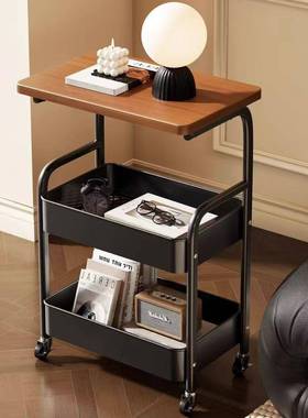 家用可动移小推置物车架架落地xmX99999厨房卧室储物架多层零食收