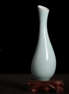 龙泉青瓷插WPR大花器客厅花摆件水培禅花器号陶瓷意花器日式花器