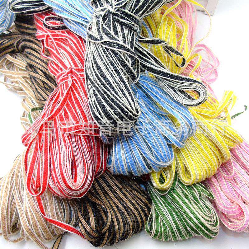 .0厘6米宽创意鱼丝绳七手礼工艺麻线EQQ织带鱼丝麻DIY工麻绳