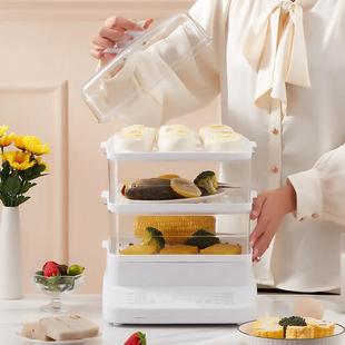 好夫容人电蒸锅家用WT-6868早餐多功能三大量汽锅自动断电蒸箱电