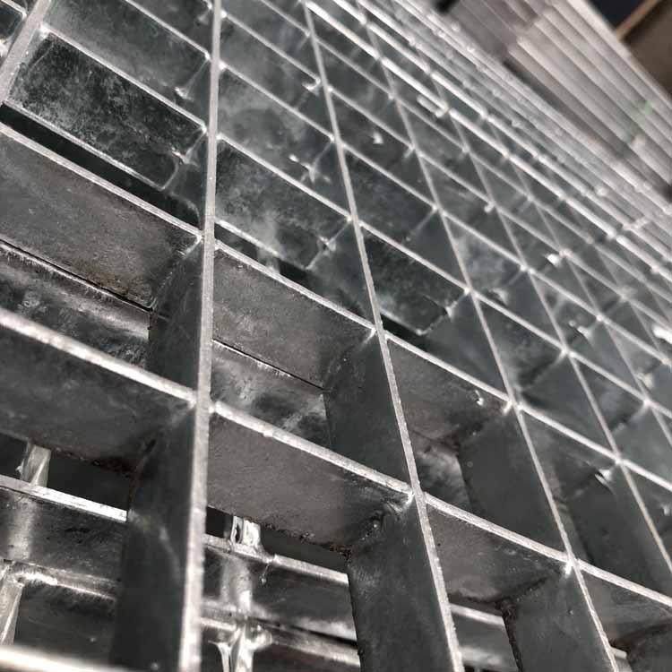 插接钢格板水式处理厂钢结钢51595棚架网污水沟盖板异形插钢格对