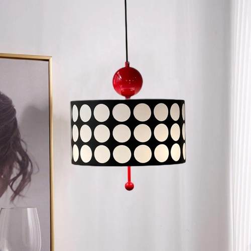 法式中古风intage简餐43037厅吊灯巴黎时尚皮波点手v工革约复古卧