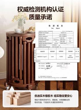 六合一子实木凳组可叠放移动带滑轮叠叠凳XCE家用约现代简叠放合