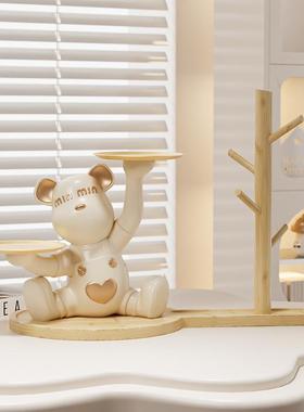 入户玄钥匙收H018-B纳摆件厅暴力熊托盘客鞋柜家居迁装关饰品乔新