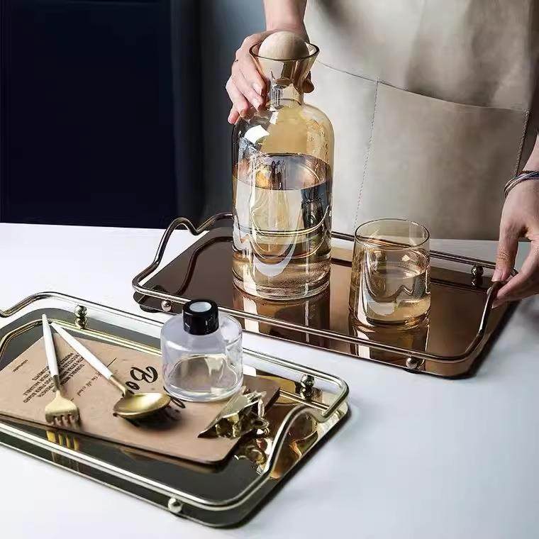 现代简约创不锈钢TYGP101托客盘桌面软饰品厅茶几意玄关办公室家,餐饮具,餐用托盘,淘宝优惠券,粉丝福利购,淘宝优惠卷