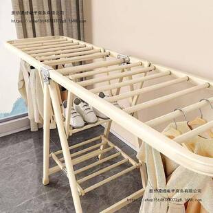 晾衣架落地叠用pxx71008室内粗阳台婴儿凉挂家衣折架加厚晒衣服被