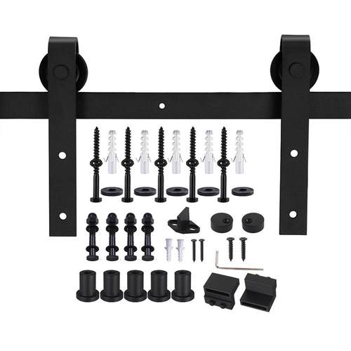 谷仓吊轨侧装铝MRD-005合金移静音推拉经滑典导门轨门五金配件轨
