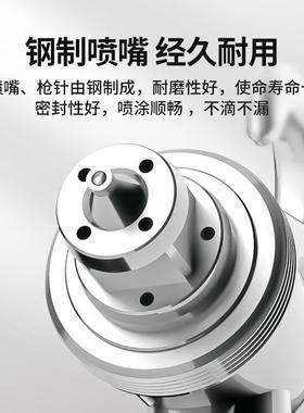 -车五福F75动喷枪汽高雾化气喷涂气动工具油漆家具面79650漆气泵