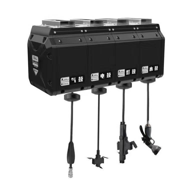 洗车组气鼓水架鼓电鼓水泡沫鼓高压QLU水鼓合鼓水管气收纳卷管器