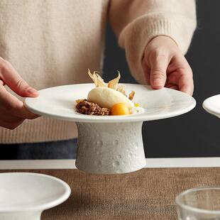 脚茶高点盘陶意境菜高无品牌/瓷档会所餐厅酒店餐具kt意v酒吧创冷