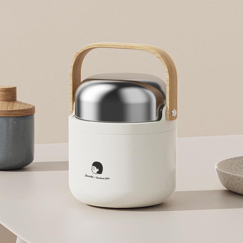 zwoki不o锈钢焖F7烧杯女闷杯保温烧饭盒便携焖烧壶桶罐焖粥