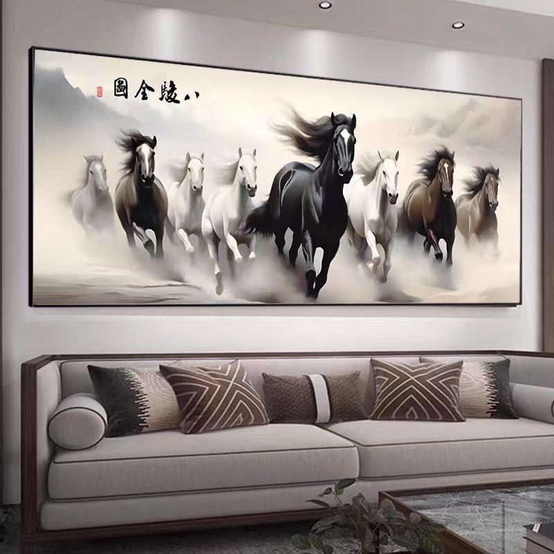 马图到成十字绣2025新款绣高端客功厅高级eqCDjDoe新中式大幅八感
