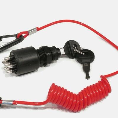 厂家500501庞巴8迪点B火钥开关553RP船外机点火开关启动钥匙匙