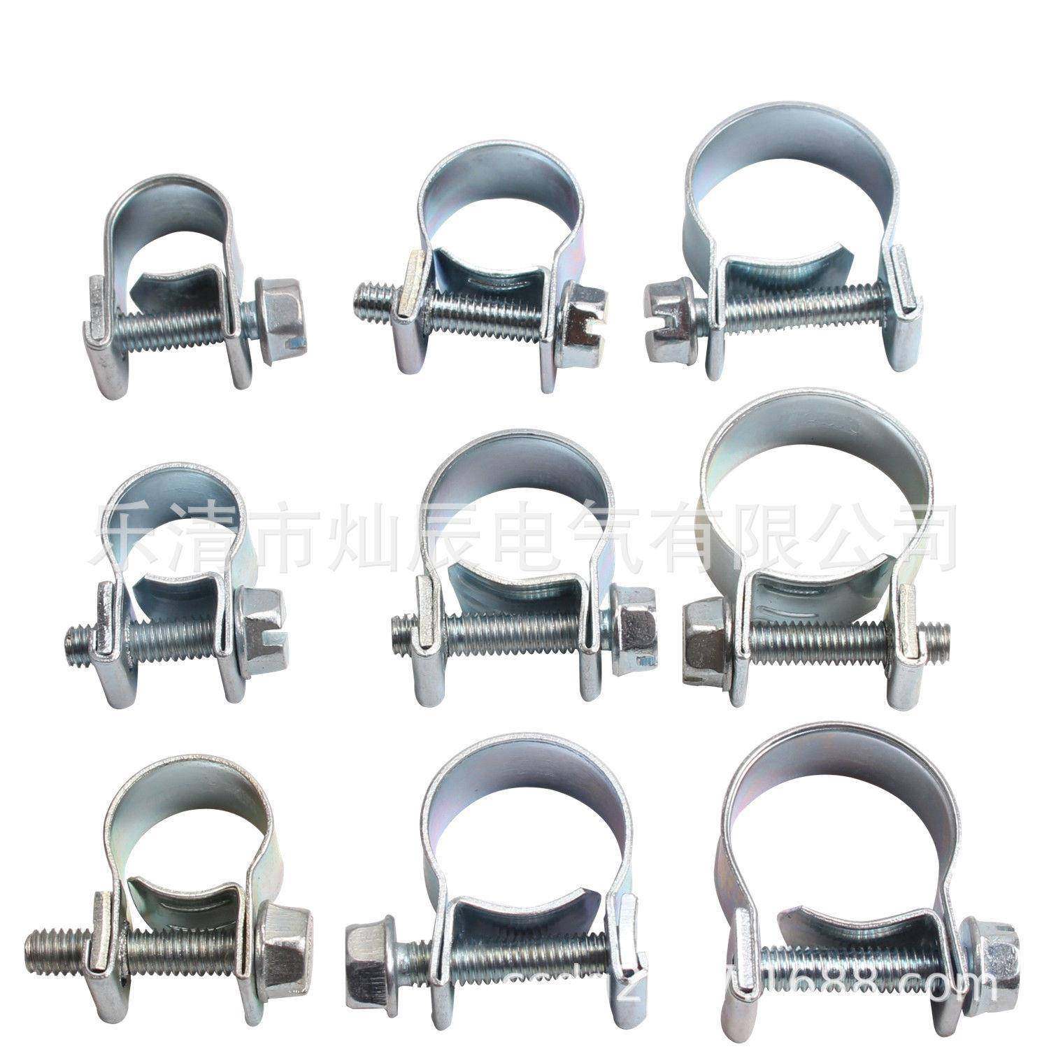 软管夹卡金箍135PCS装迷你卡箍盒镀锌属抱KYW箍抱双耳箍