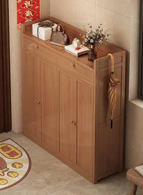 闭家用门口多鞋WIE柜过道抖出租房用的层防尘封式收纳鞋架宿舍阳