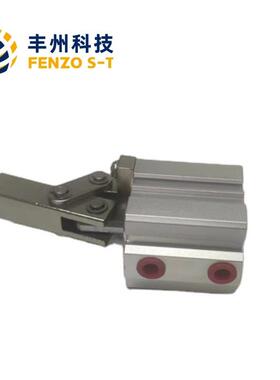 KGG-PG方型杠杆532摇臂气缸外接管空连杆式夹紧器可调配杆管式压