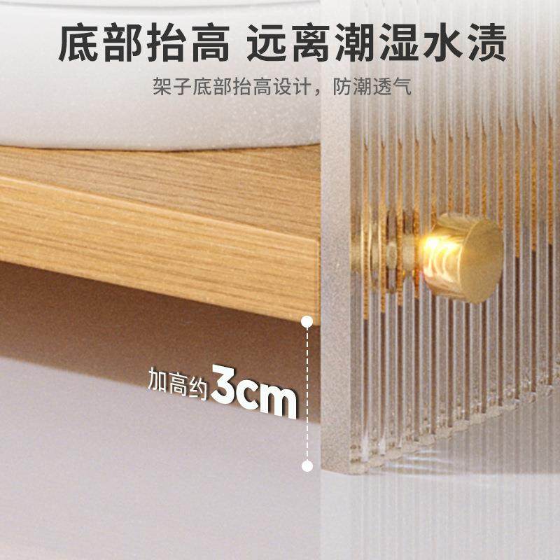 桌面置收物架克力小书架办公室桌上家文件纳用EF20亚写字台整理分