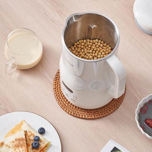 朋森破壁料豆浆家机1L大容量用迷你低多功能噪D801音免滤五谷早餐