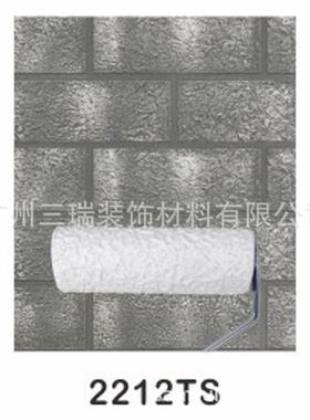158条纹状8寸橡胶压花滚筒水泥艺术效墙果工具DI0Y墙223TS印花面